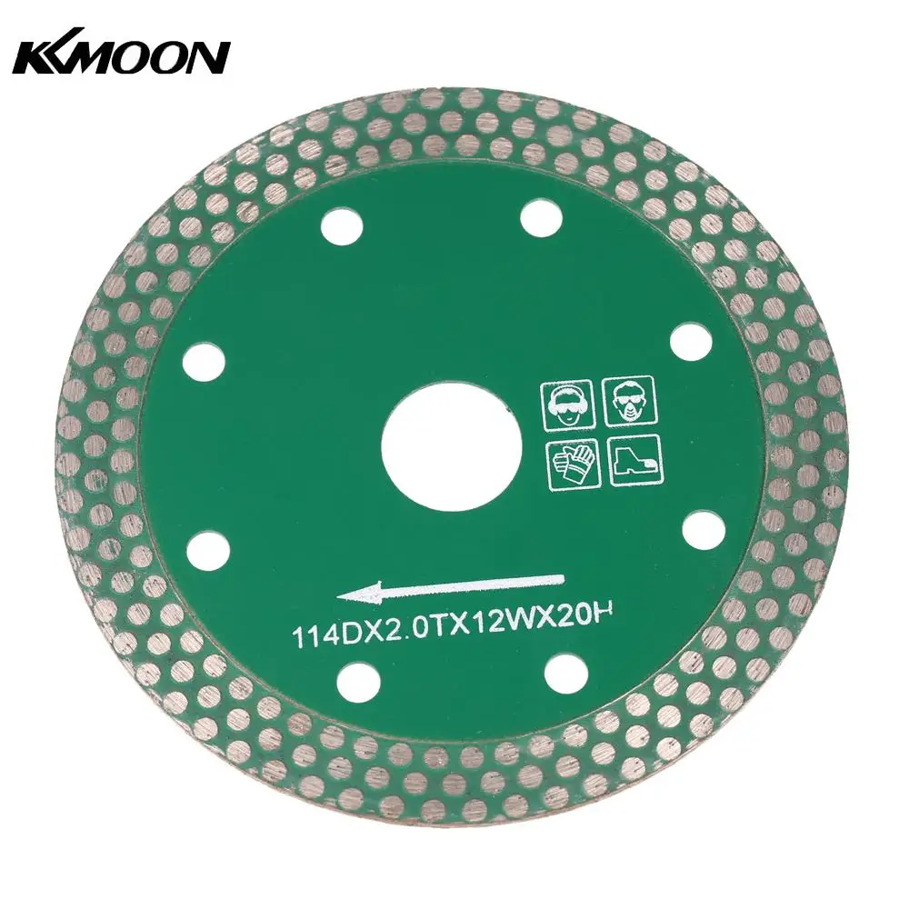 

Dry Cutting Diamond Saw Blade with 8 Cooling Holes 20mm Inner Diameter Stone Cutting And Grinding For Angle Grinder 114*2.0*20mm