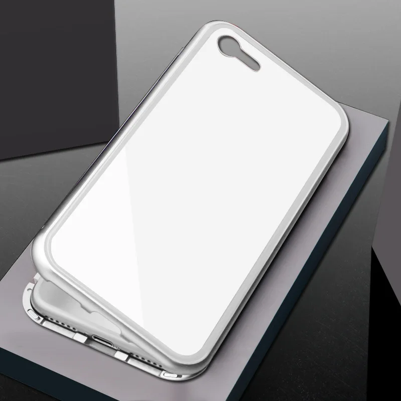 Закаленное Стекло чехол для iPhone X 6 6s роскошный Магнитный чехол для iPhone 7 8 Plus задняя чехол Защита новая распродажа