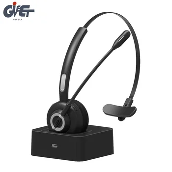 

Office Wireless Headset Trucker Bluetooth Headset for Cell Phone Calling CVC6.0 Noise Cancelling Supports A2dp Music Playing