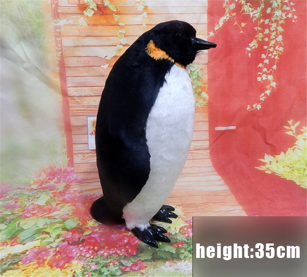 Fancytrader Simulation Penguin Toy Model Handicraft Animals Doll Plastic Fur Teaching Prop Home Decoration Toy 5