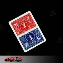 1 Pcs Magia metade Cartão Cor Divisão Rei Magia Baralho Mágico Adereços Engraçado Magia Truques de Magia