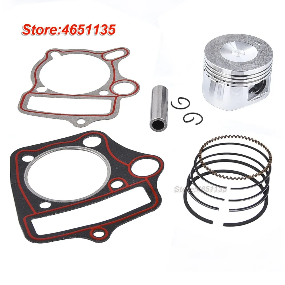 Kazuma Taotao Sunl Coolster Roketa BMS SSR 110cc 125cc Piston Rings Gasket Set 52.4mm Bore |