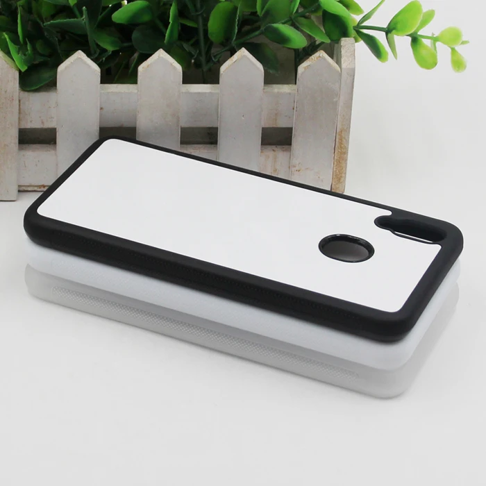Wtsfwf DIY 2D резина для сублимации TPU+ PC пустой крышка для Vivo Y91 с Алюминий вставками на Клее 10 шт./лот