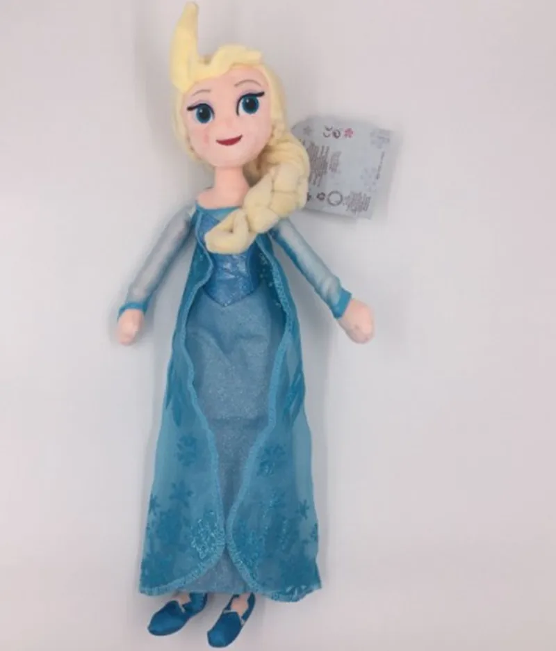 2 размера 40 и 50 см 2 Снежная королева принцесса Анна Эльза кукла игрушки мягкие плюшевые игрушки для детей подарок на день рождения для ребенка