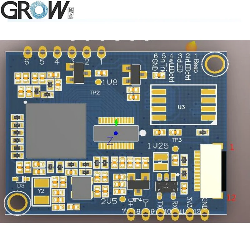 GROW GM68 1D 2D USB2.0/UART штрих-код Qr сканер для считывания штрих-кода модуль штрих-кода