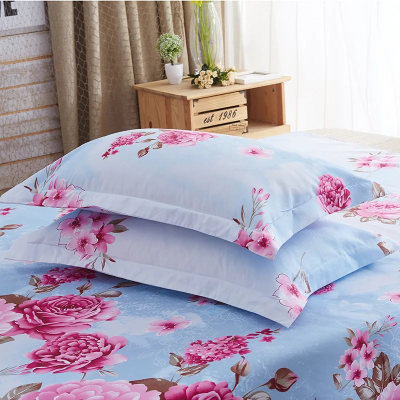 2Pieces 74x48 CM Thick Brushed Pillow Cases Colorful Decorative Pillow Cover Soft Printed Pillow