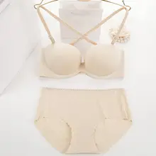 Никаких следов девушки одна часть бюстгальтера нижнее белье костюм обода сексуальное сверхглубоких V собрать твердые ларчик