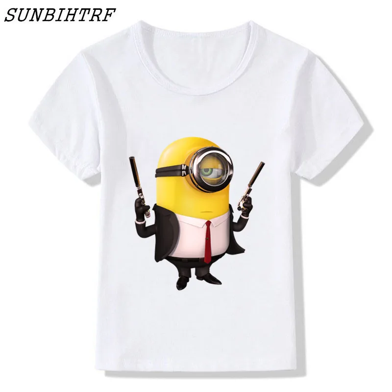 

Summer clothes Kids tshirt despicable minions t shirt 3d print Funny cartoon character t-shirts Children Tees Tops Boys/Girls St