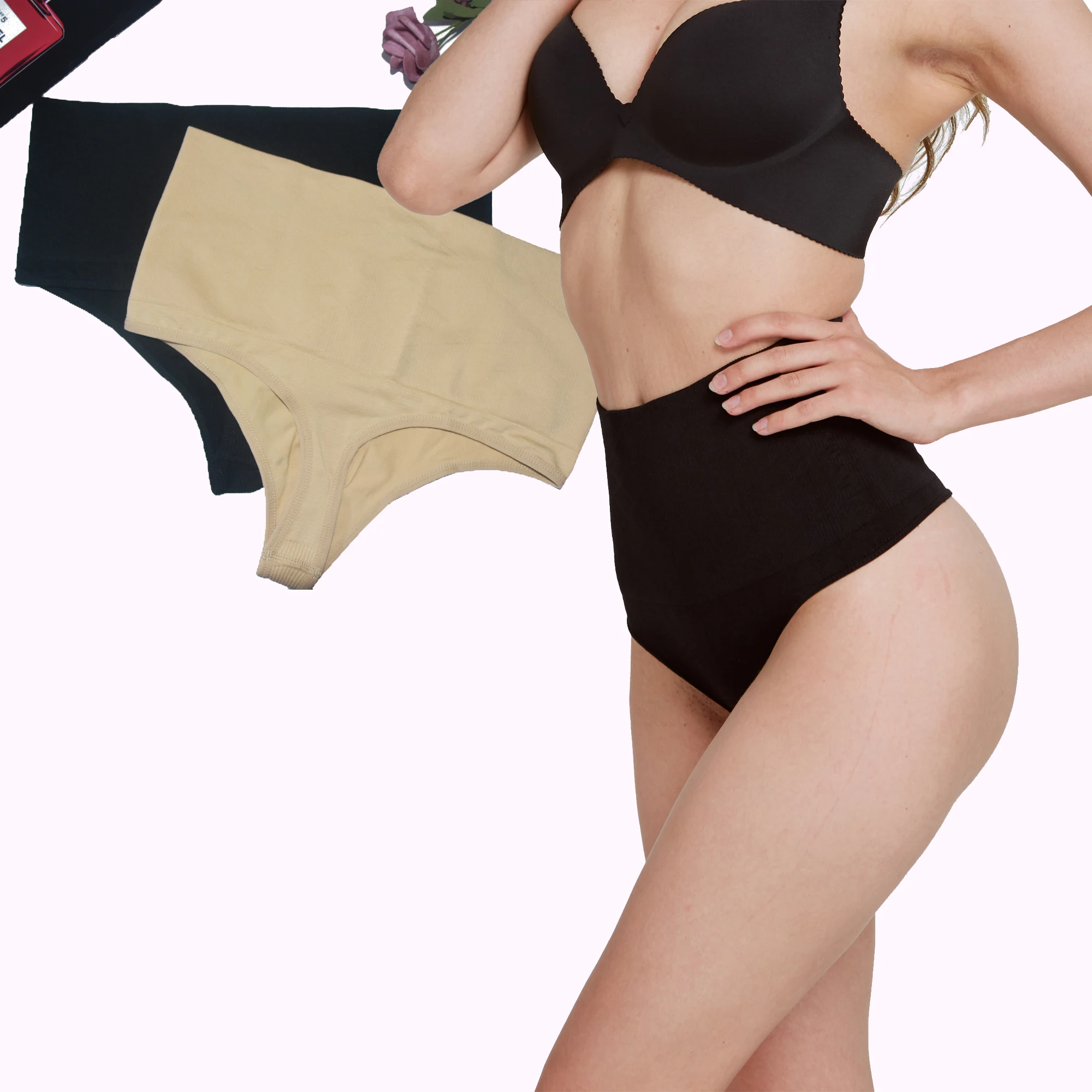 

Waist trainer tummy control thong design slimming lingerie shaper pants waist cincher shapewear slimming underwear panties