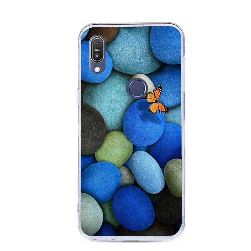 Чехол для Asus Zenfone Max Shot ZB634KL силиконовый мягкий чехол из ТПУ Plus M2 задняя крышка