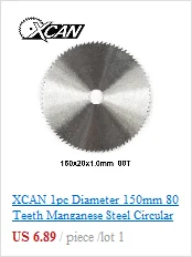 XCAN 1 шт., 110x0,8x20 мм, 108 T, HSS сталь, циркулярная пила, дерево, металл, режущий диск, резательная пила, лезвие, пила общего назначения