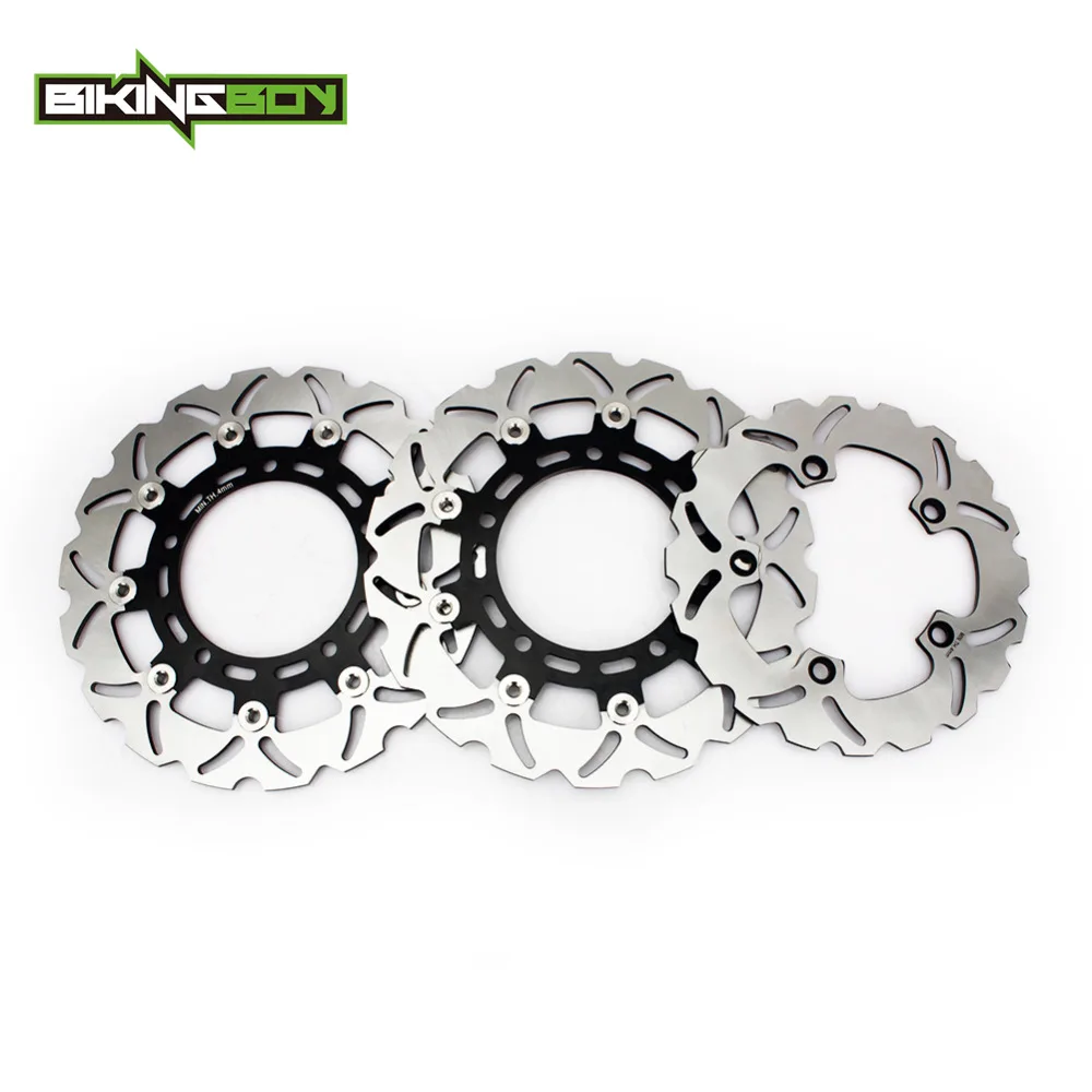 BIKINGBOY for Suzuki SV650 ABS SV 650 S X GLADIUS SFV650 / 09 10 GSF Bandit Front Rear Brake Discs Rotors Disks | Автомобили и