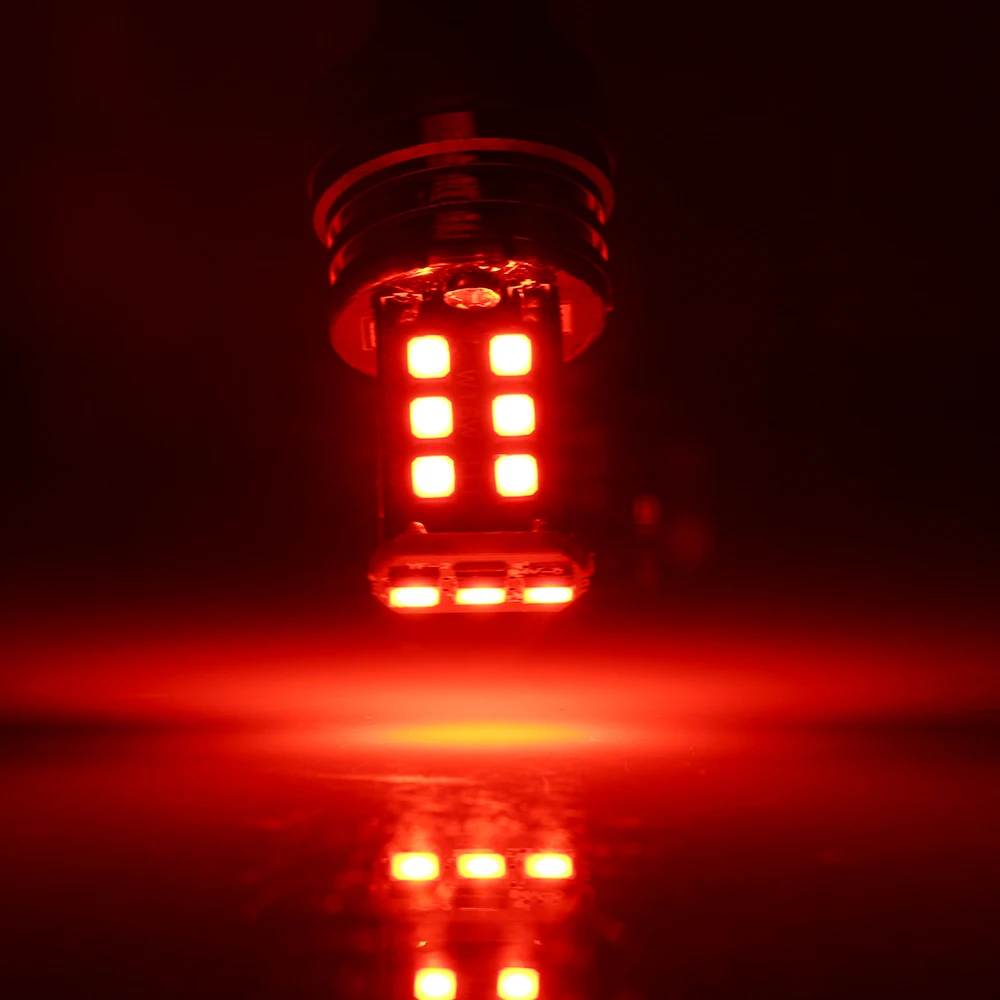 4X Canbus 12 V-24 V 2835 15SMD P21W 1156 1157 7440 7443 Светодиодные лампы резервного копирования хвост индикатор сигнала поворота Стоп-сигнал светильник белого цвета-красный, желтый