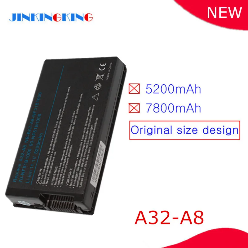 Новый аккумулятор для ноутбука Asus A8 A8A A8Dc A8E A8F A8Fm A8H A8He A8J A8Ja A8Jc A8Je A8Jm A8Jn A8Jp A8Jr A8Js A8Jv
