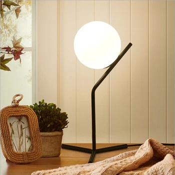 

New Nordic Simple Postmodern Style Table Lamp Glass Ball Lamp Lampen Table Light Deco Lampe Post Modern Lights Lighting