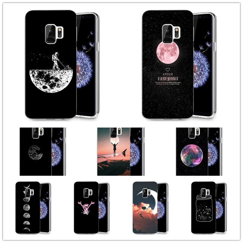 Мягкий чехол из ТПУ с принтом &quotдля Fundas samsung Galaxy S9 PU кожаный флип для coque плюс