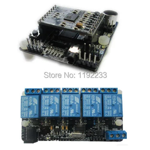 

Speech Recognition Module Voice Control Kit Intelligent Home Furnishing Suite Speech Recognition Switch Control