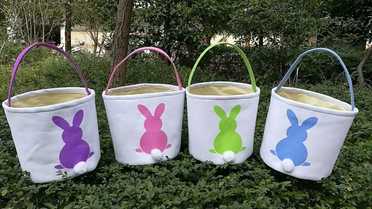 

Nicro Easter Bags Easter Bunny Bag Rabbit Basket Bag Tote Easter Decorations For Festival Party Supplies DIY Party #othld17