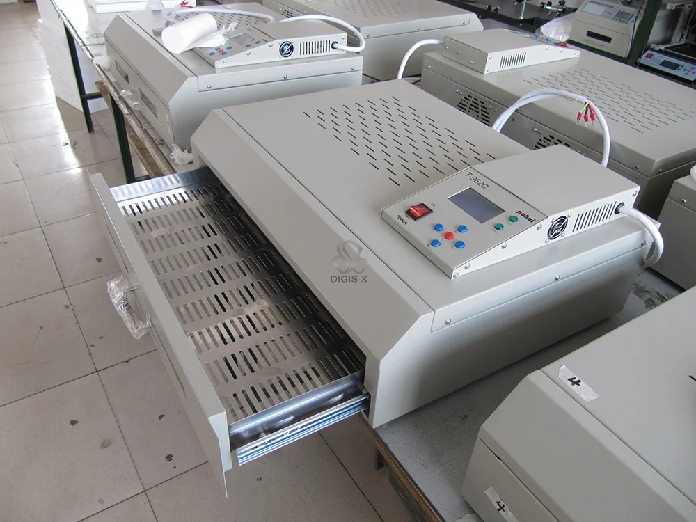 Darmowa wysyłka T-962C podczerwieni IC grzejnik Reflow lutowane piekarnik maszyna 2500 W 400x600mm RH