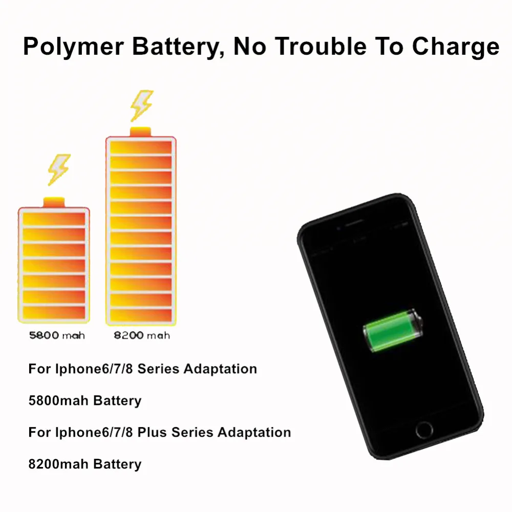 For iphone 7 Battery Case Battery Case Phone Case Small Speaker 3 in 1 Charger Cover Power Bank For iphone 6 6s 7 Battery Case (3)