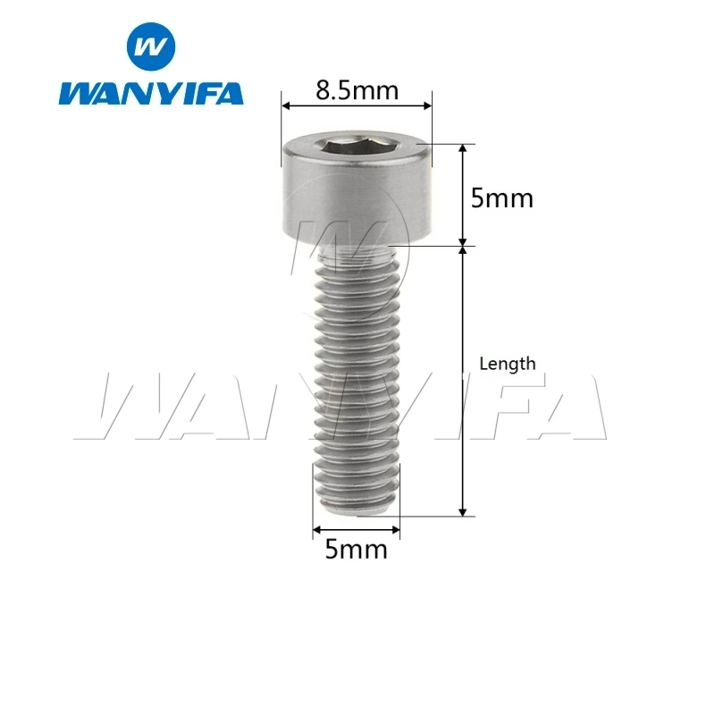 Wanyifa клеймо Винт С Титановым болтом M6x10 15, 16, 18, 20, 25 30 35, 40 45 50 55 60 мм для Велосипедный дисковый тормоз