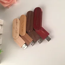Деревянный Вращающийся oem; USB для устройств вывода 2,0 Версия флэш-накопитель