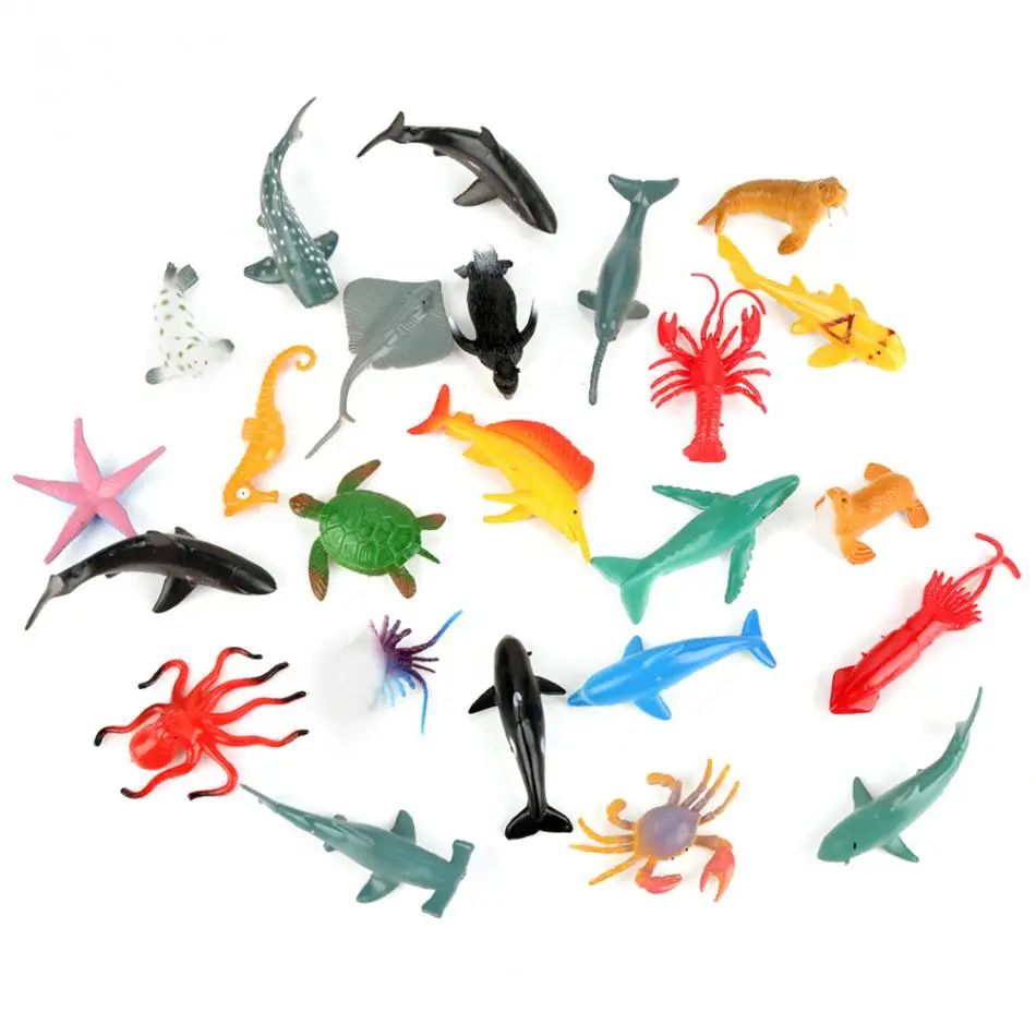 plastic ocean animals toys