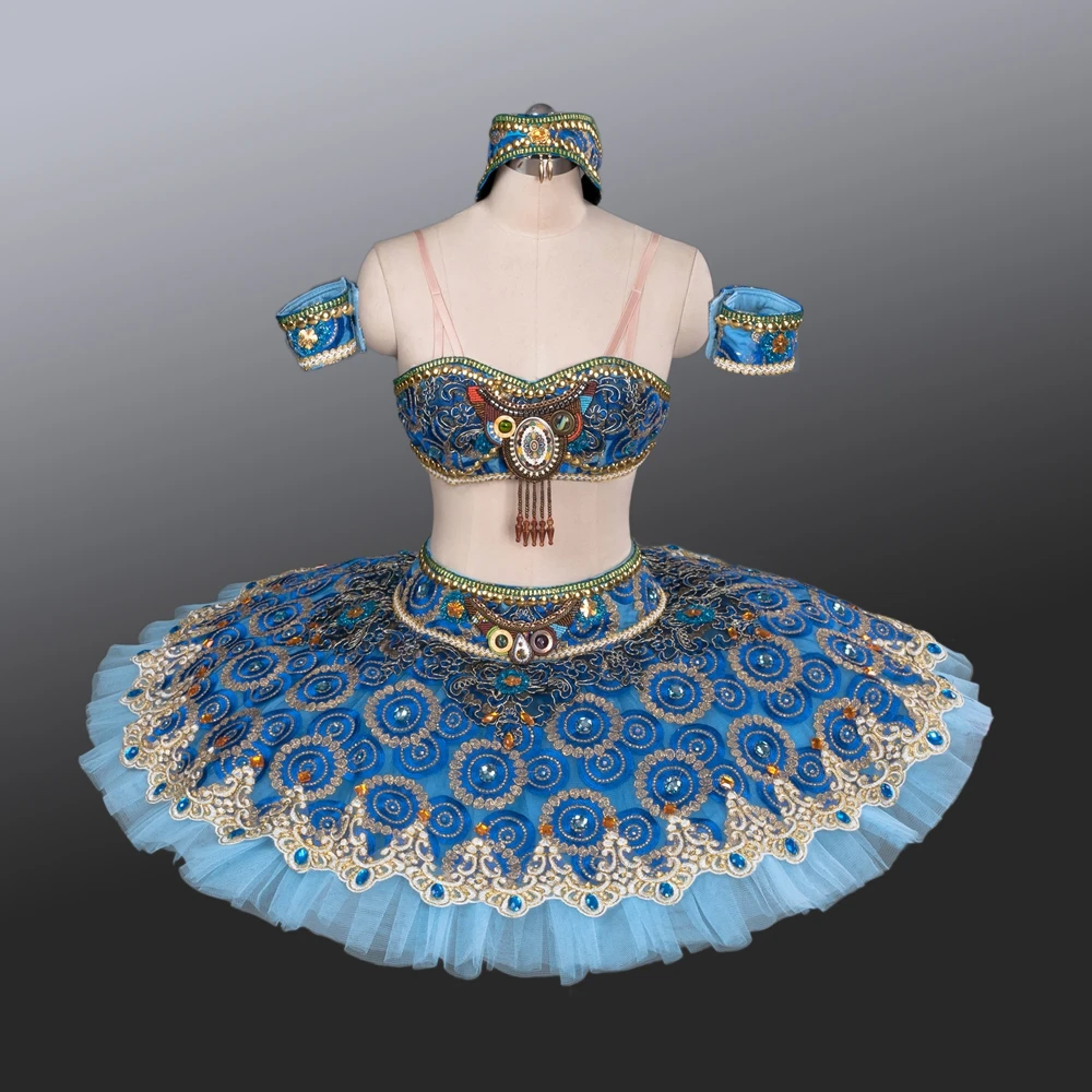 Балетная юбка пачка La Bayadere для девочек костюм профессиональных танцев