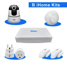 COOLCAM B iHome Kits Puerta PIR Sensor Inteligente Domótica WIFI Toma De Corriente Y HD Cámara Inalámbrica