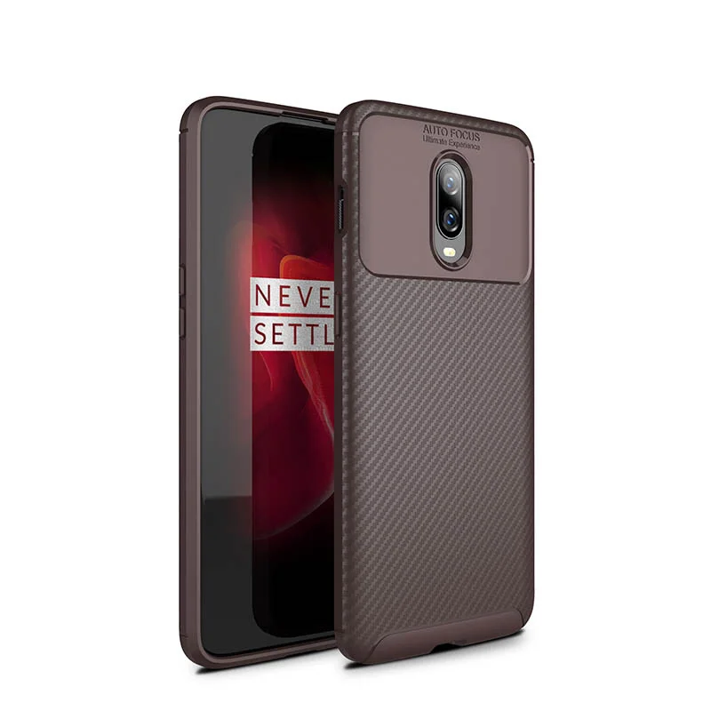 Глобальный чехол s для Oneplus 7 Чехол One Plus задней панели телефона из углеродного