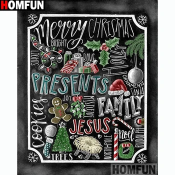 

HOMFUN Full Square/Round Drill 5D DIY Diamond Painting "Letter pattern" 3D Embroidery Cross Stitch 5D Home Decor A13772