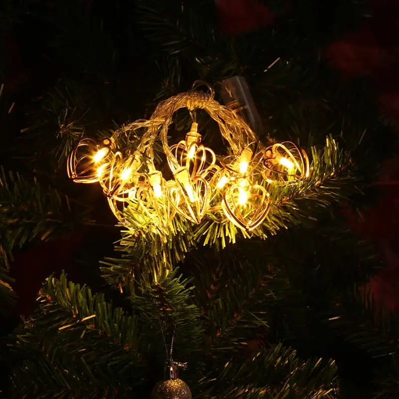 Guirnalda de cadena Led Corazón de amor árbol de Navidad luces de hadas Luce impermeable hogar jardín fiesta al aire libre vacaciones Decoración Guirnalda de cadena Led Corazón de amor árbol de Navidad luces de hadas Luce impermeable hogar jardín fiesta al aire libre vacaciones Decoración