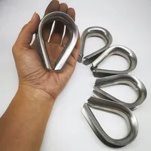 10 шт. Диаметр 16 мм M16 наперсток веревка для обжима проволочного каната