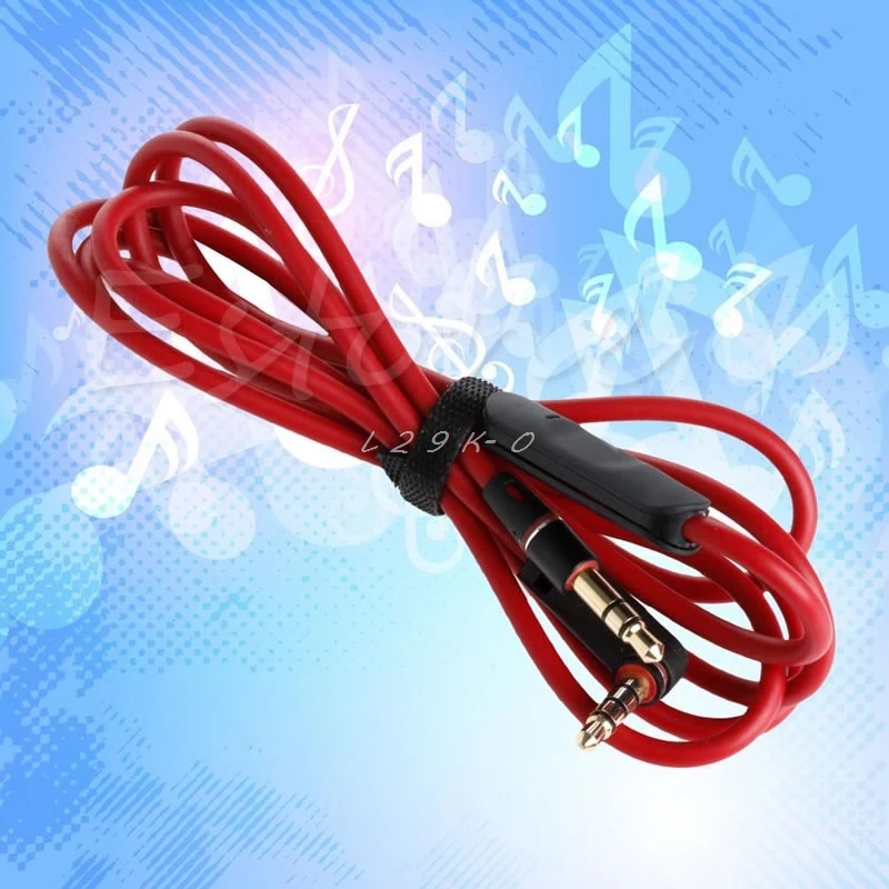  1 Pc 3.5 Millimetri L Martinetti Audio Cavo Del Cavo Del Legare di Ricambio per Beats Solo Hd Cuffi