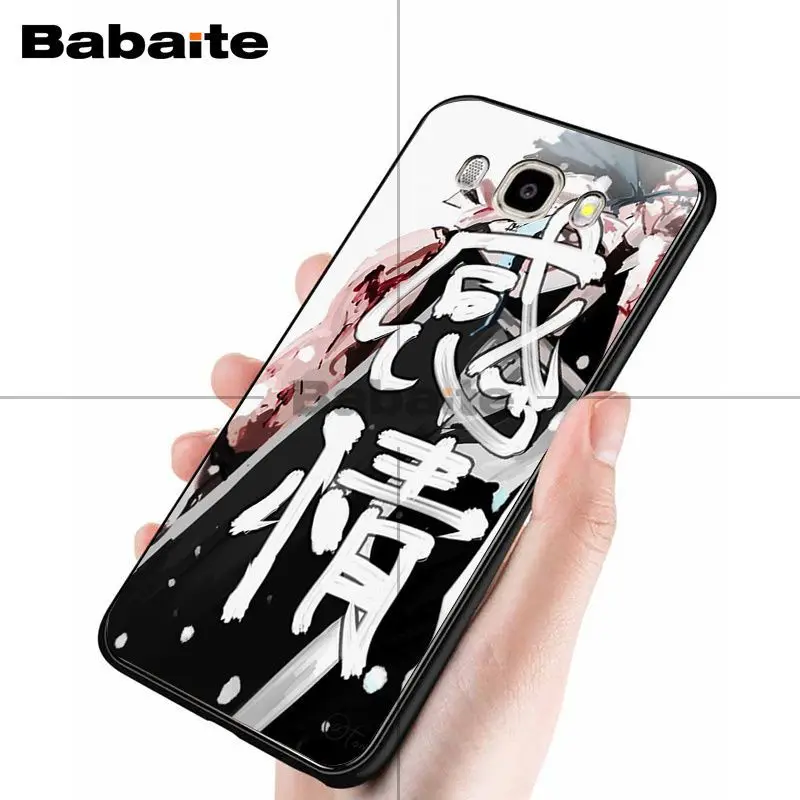Красивый чехол для телефона Babaite с японским аниме текстом DIY Окрашенные