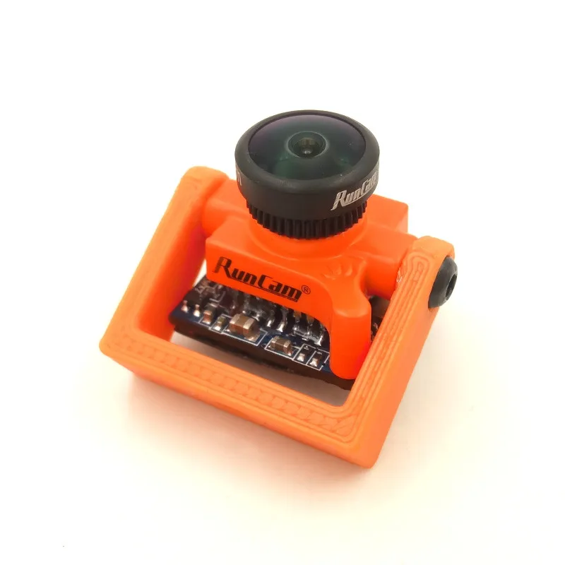 Best Deal RunCam Micro Swift Camera Holder Mount Bracket Orange Black For FPV Racer