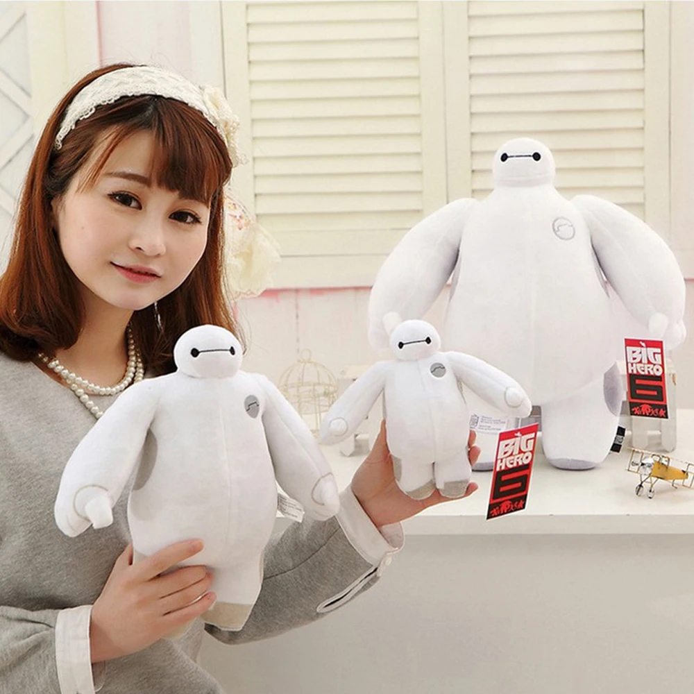 Высокое качество большой размер 50 см Baymax мультфильм фильм плюшевая Мягкая игрушка игрушки Большой Герой 6 детские игрушки baymax плюшевые дети подарок 40 и 30 см