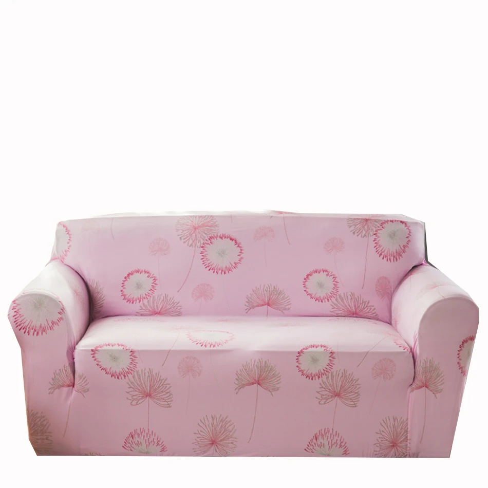 Pink flowers couch sofa covers for living room multi size universal