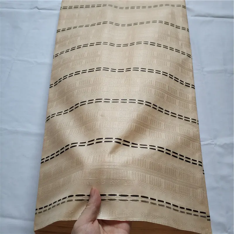 Atiku ткань для пошива мужских нигерийское кружево ткань tussu Африканский парча кружево парча в Гвинейском стиле мужские пошив материалы 5 ярдов МСР