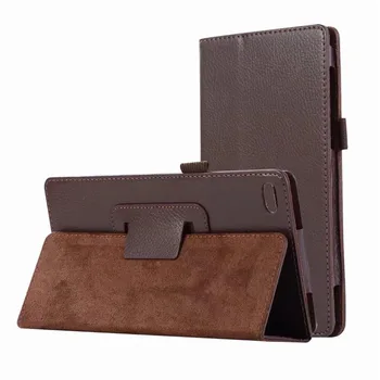 

50Pcs/lot PU Leather Folio 2-Folding Stand Cover for Lenovo TAB E7 7 Inch 2018 TB-7104F Tablet
