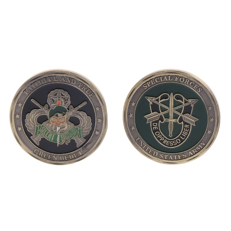 

Commemorative Coin Plated Silver US Special Forces Army Souvenir Art Collection