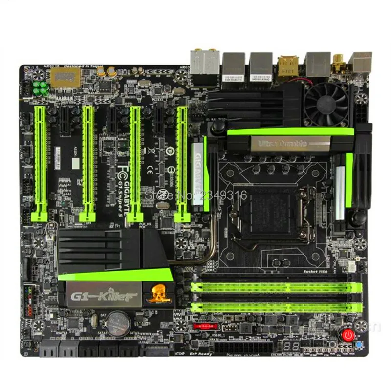 Материнская плата Gigabyte для настольного компьютера G1.Sniper 5 Z87 LGA 1150 i3 i5 i7 DDR3 32G SATA3