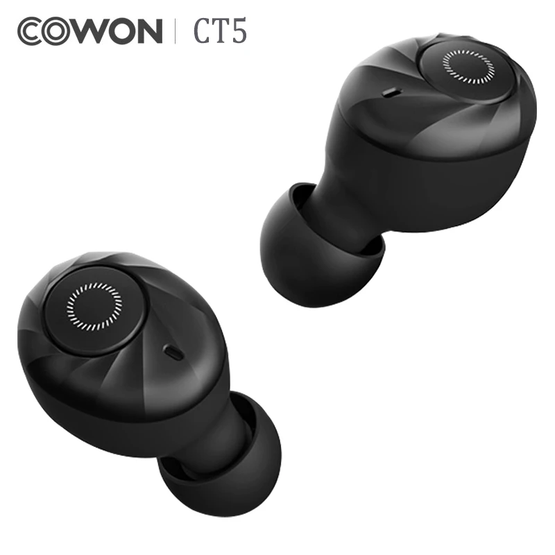 COWON CT5 Bluetooth 5,0 IPX4 водонепроницаемый спорт HiFi гарнитура Высокая производительность беспроводные наушники