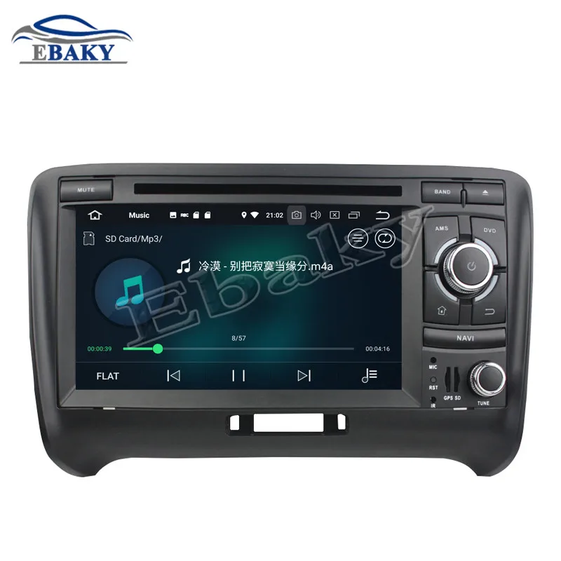 Best 2din 7inch 4GB RAM 32/64GB ROM Octa Core Android 9.0 Car DVD Radio for Audi TT 2006 2007 2008 2009 2010 2011 2012 2013 GPS 5