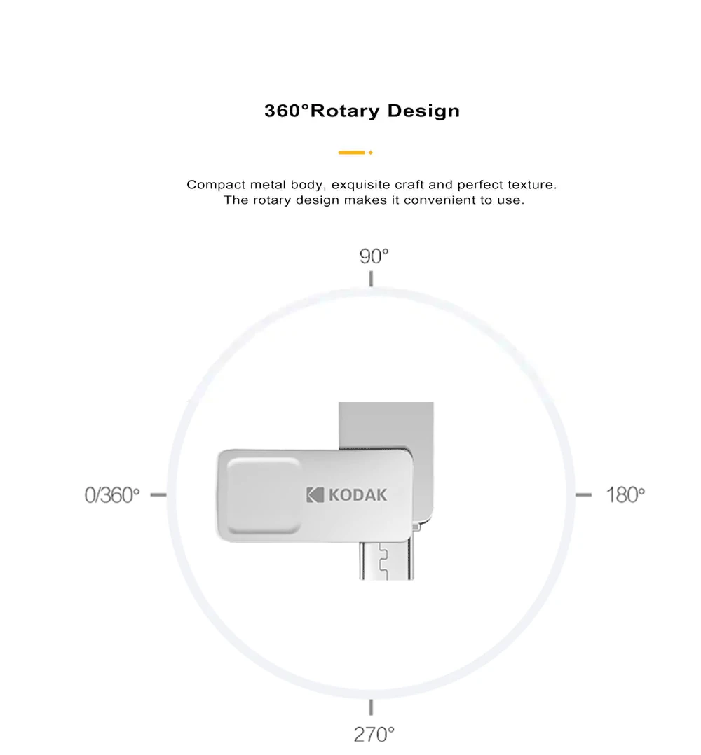 Kodak USB флэш-накопитель K223B USB3.1 Micro USB двойной интерфейс памяти stick16GB 32GB 64GB металлический U диск USB 3,0 флешка