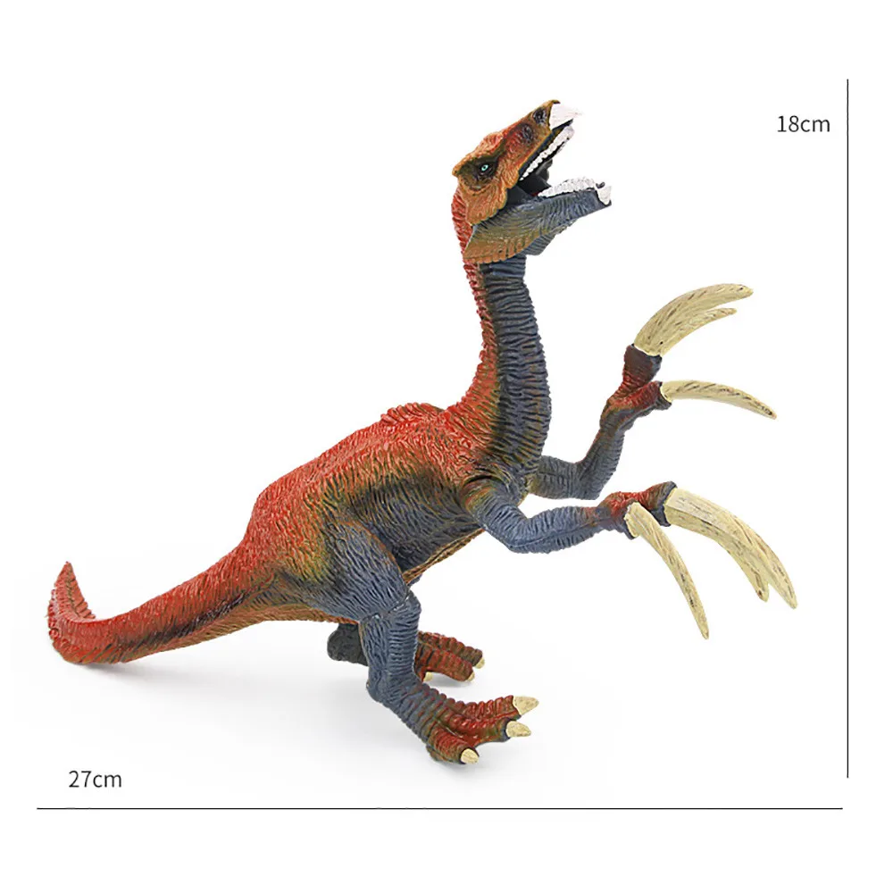 

Dinosaur Model Toys Multicolor Educational Toys for Children cool Therizinosaurus Model Cartoon Toy Best For Kids Children F415