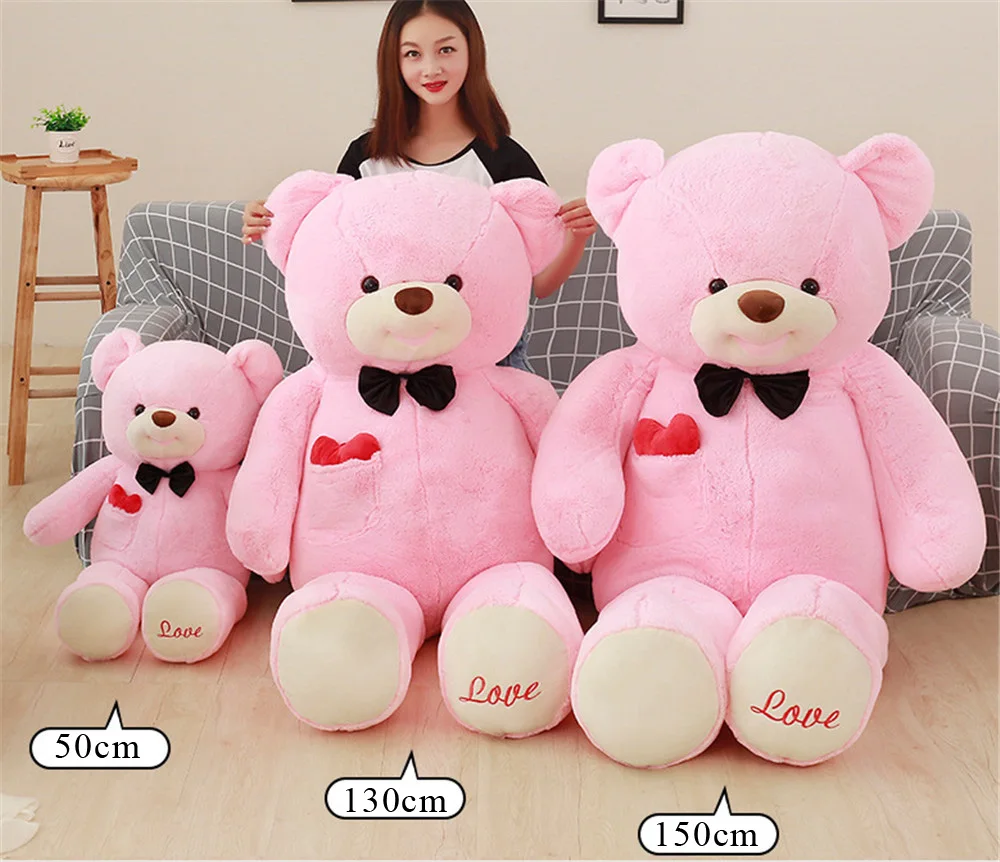 love you teddy bear hold heart plush toys give you my heart bears doll13