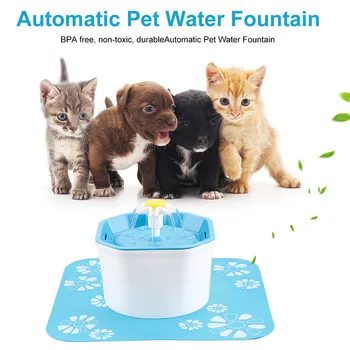 

Automatic Cat Water Fountain 1.6L Electric Water Fountain Dog Cat Pet Drinker Bowl USB Pet Bowl Drinking Filter Dispenser