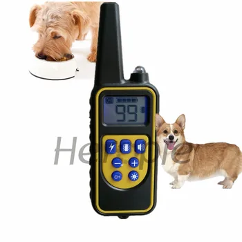 

Heropie Newest Pet dog trainer Dog Training Collar Remote Shock electronic control Collar outdoors safety protection