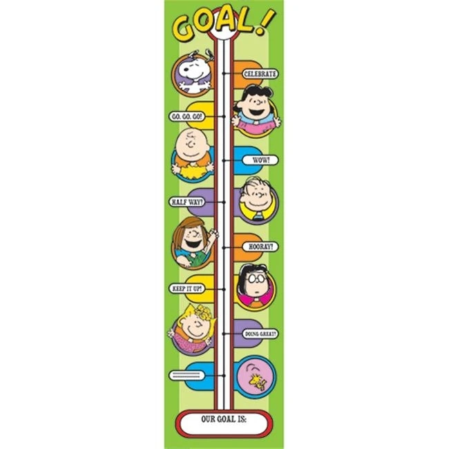 Eureka EU-849584 Peanuts Goal Setting Banner